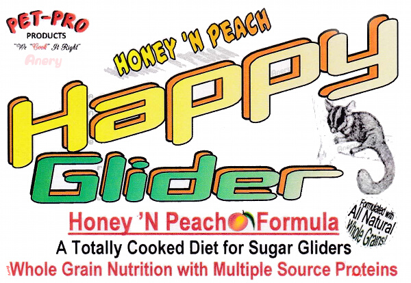Pet-Pro　HappyGlider Honey `N Peach〈フクロモモンガフード〉 ハッピーグライダー・ハニー＆ピーチ