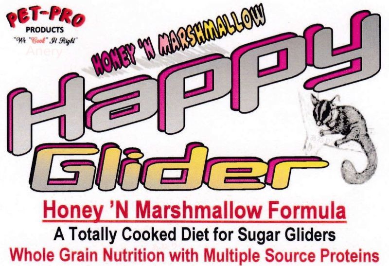 Pet-Pro　HappyGlider Honey `N Marshmallow　〈フクロモモンガフード〉　ハッピーグライダー・ハニー＆マシュマロ