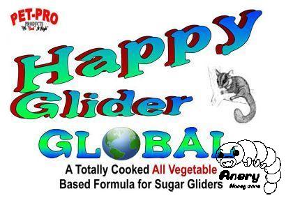 Pet-Pro　HappyGlider　GLOBAL〈フクロモモンガフード〉これなら食べるかも　甘い匂いの基本食　ハッピーグライダー・グローバル